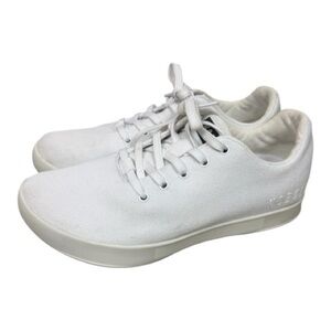 NOBULL white canvas training athletic shoes size Women’s 8/Men's 6.5